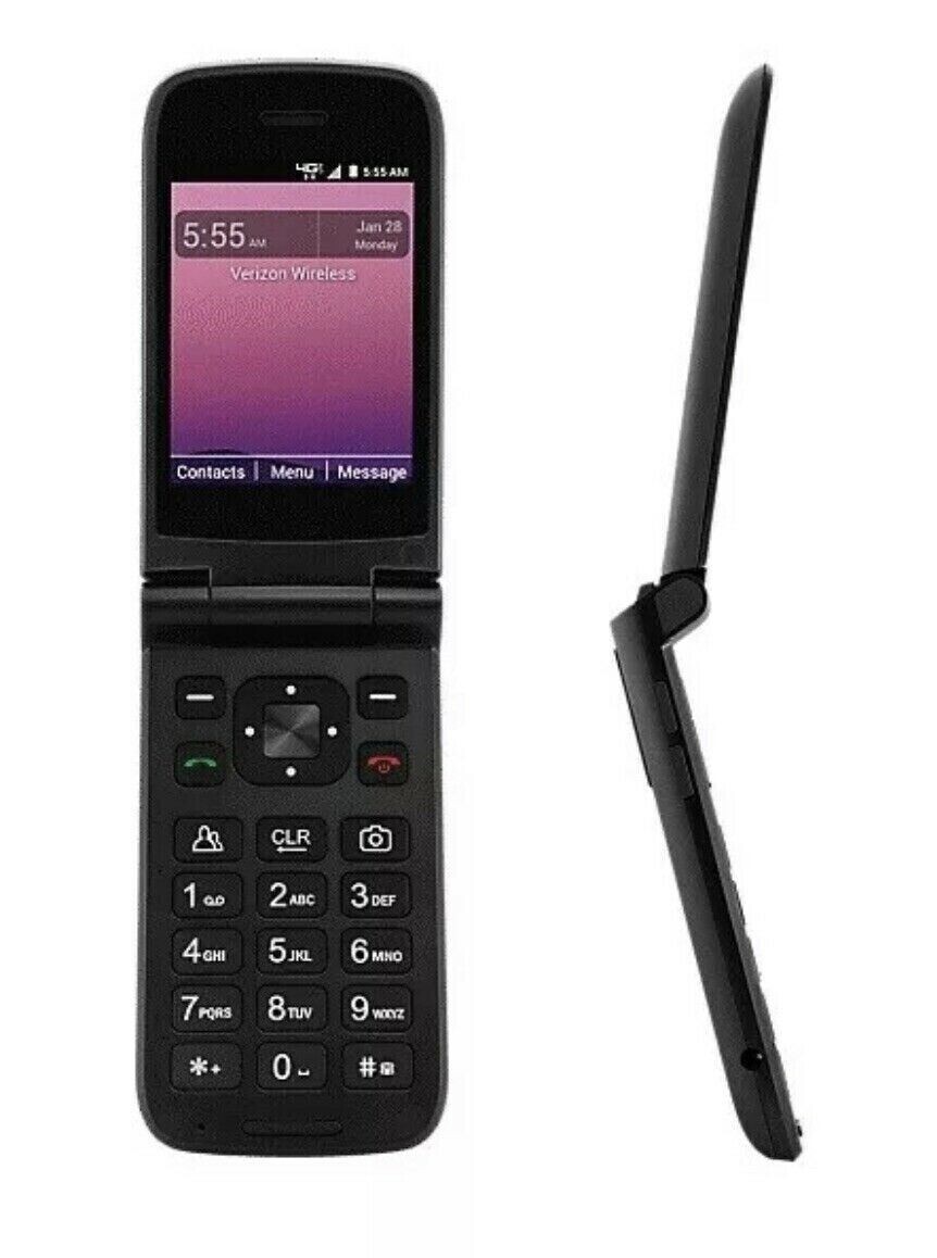 Unlocked Orbic Journey V RC2200L Black 4G LTE Postpaid Flip Phone – FLAWLESS
