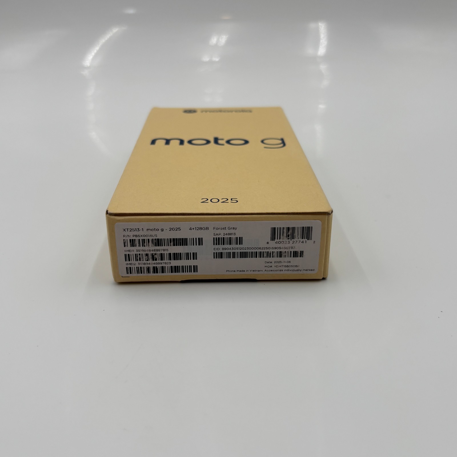 Motorola Moto G 2025 4GB 128GB Forest Gray Unlocked XT2513-1 New Sealed