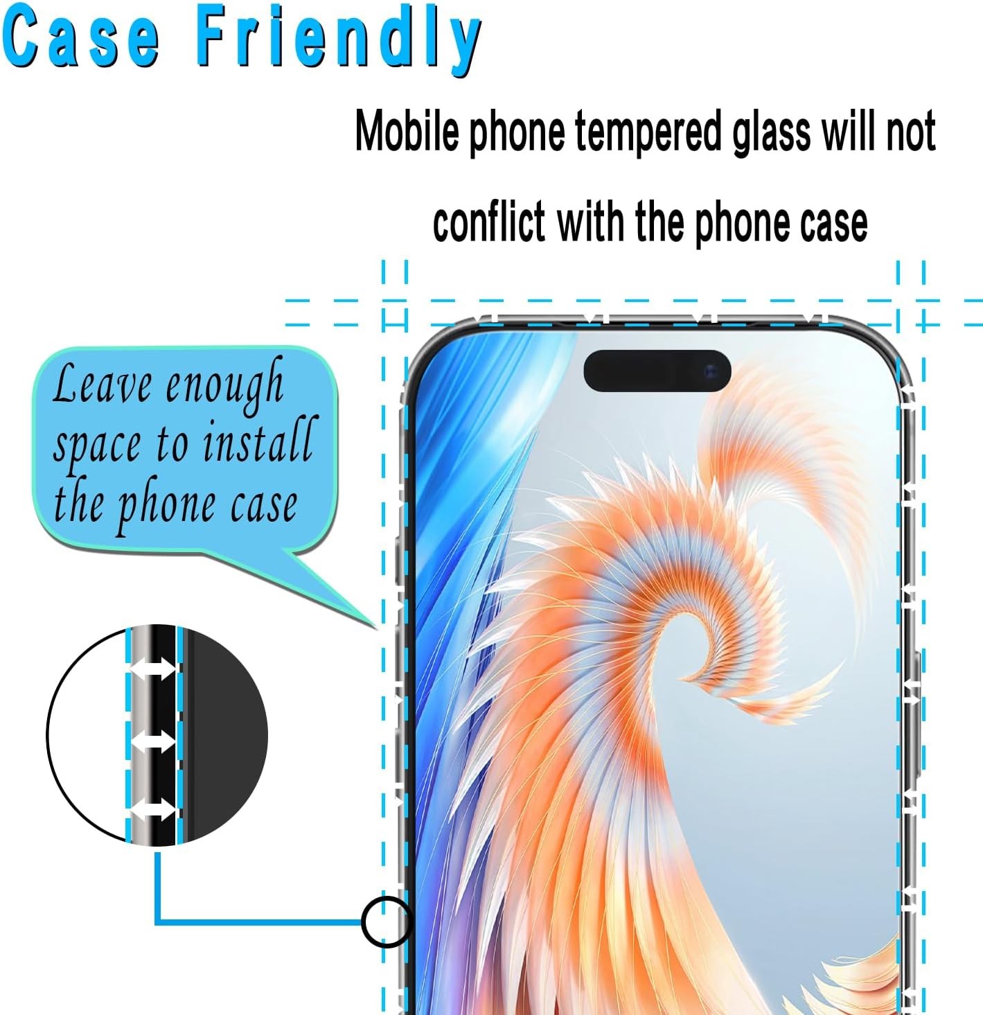 3PCS Screen Protector for iPhone 17 Pro 6.1 Inch Tempered Glass Case Friendly