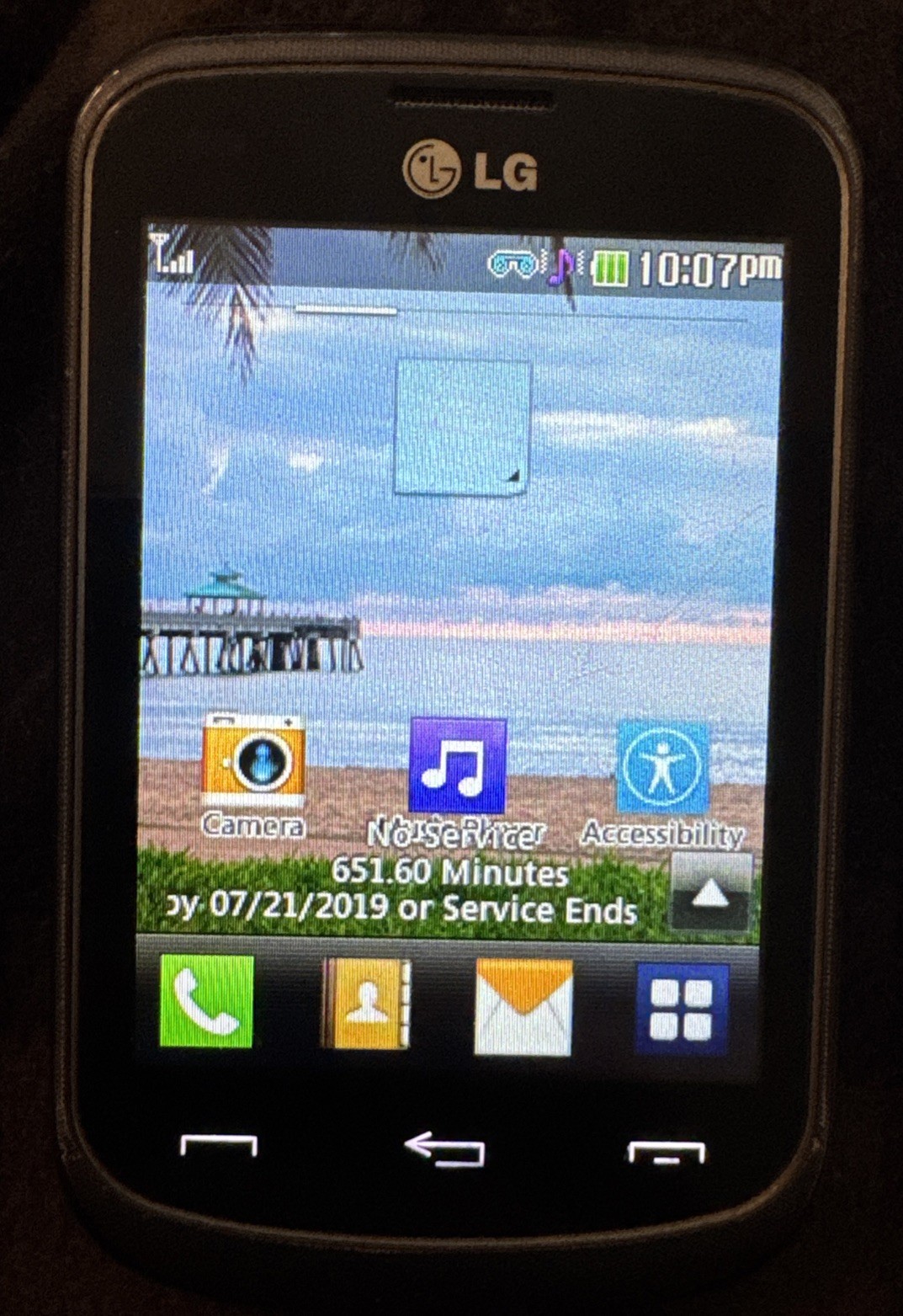 LG TracFone Black 1GB Smartphone 306G Fast Ship Good Used