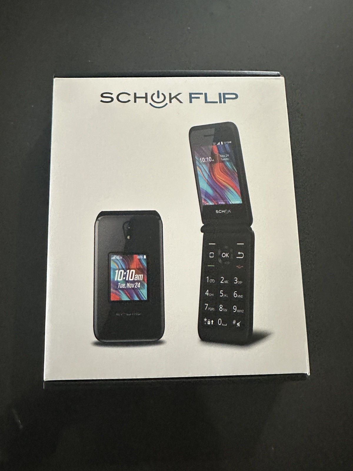 Schok Classic Flip Phone 4G LTE. FOR PARTS