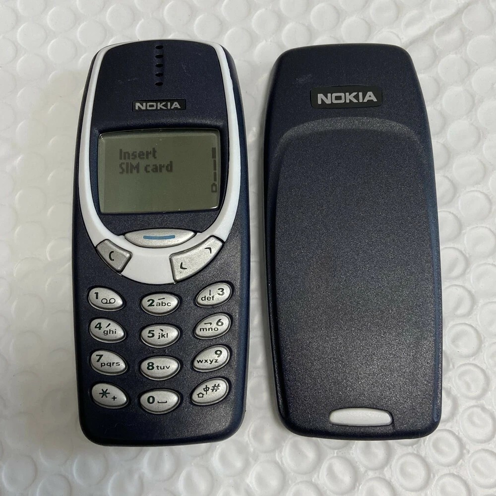 Nokia 3310 Unlocked 2G GSM 900/1800 Good Quality Cellular Phone – Blue – GIFT