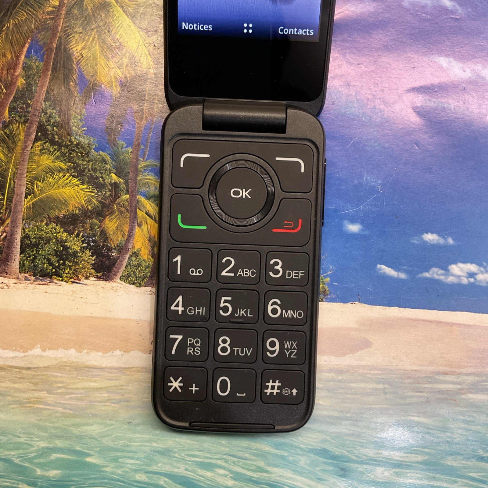 Alcatel SmartFlip 4052R – Gray and Black ( AT&T ) 4G VoLTE Flip Smartphone