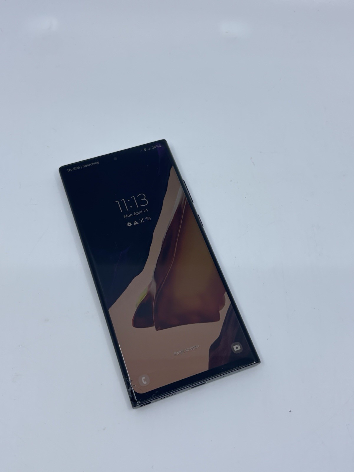 Samsung Galaxy Note 20 Ultra 5G 128GB Black CRACKED/FOR PARTS T-Mobile AS IS