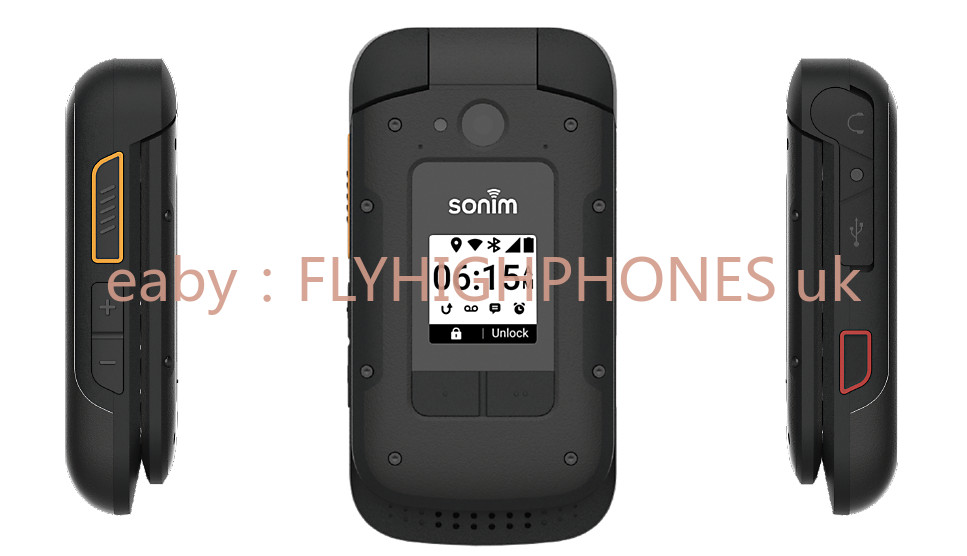 Unlocked Sonim XP3 Plus XP3900 Rugged Flip Phone 16GB IP68 water resistant