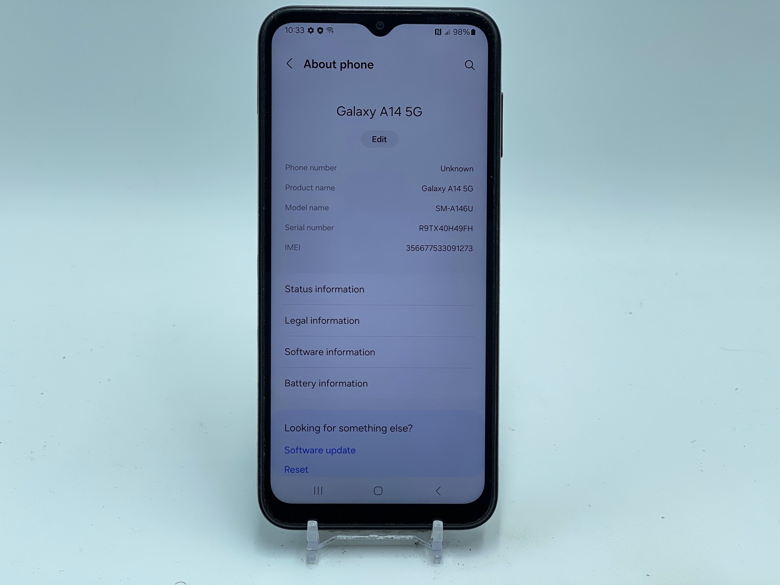Samsung Galaxy A14 5G 64GB SM-A146U (Cricket) Black (M-0021)