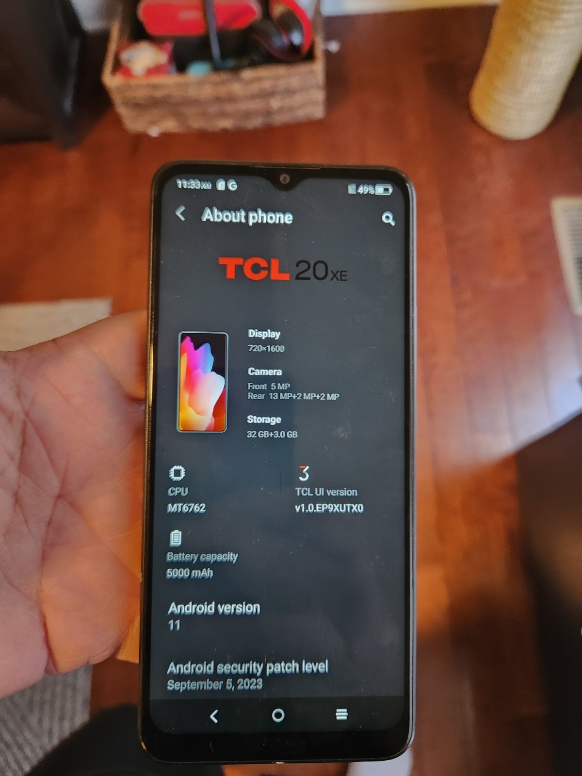 tcl 20 xe Unlocked. 32gb