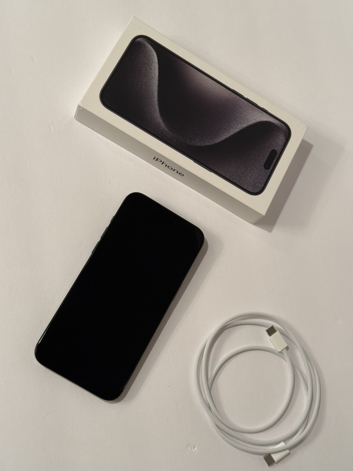 Apple iPhone 15 Pro Max 512GB Unlocked Black Titanium 91% Battery Health