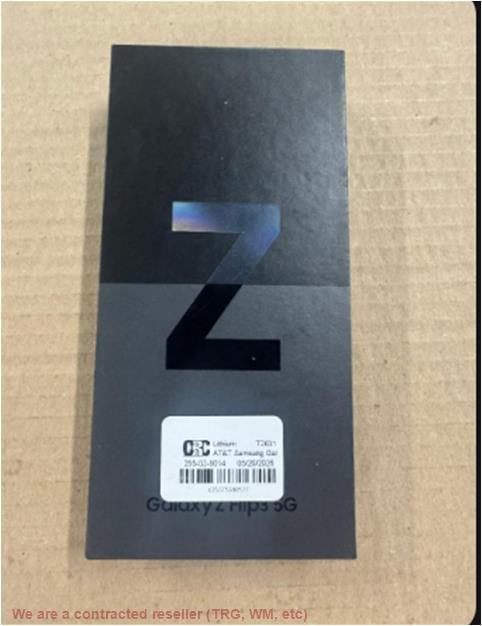 AT&T Samsung Galaxy Z Flip3 5G (128GB) Smartphone – Phantom Black