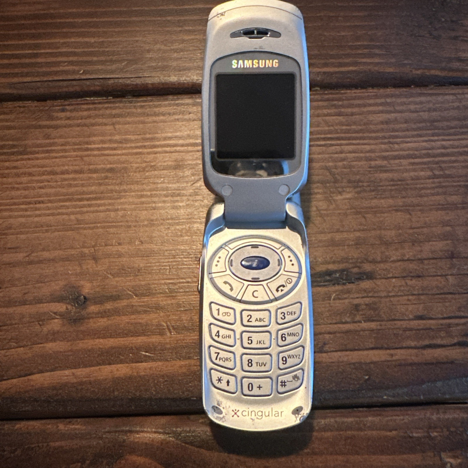 Samsung SGH-S307 – Silver ( Cingular / AT&T ) Rare Phone Without Charger