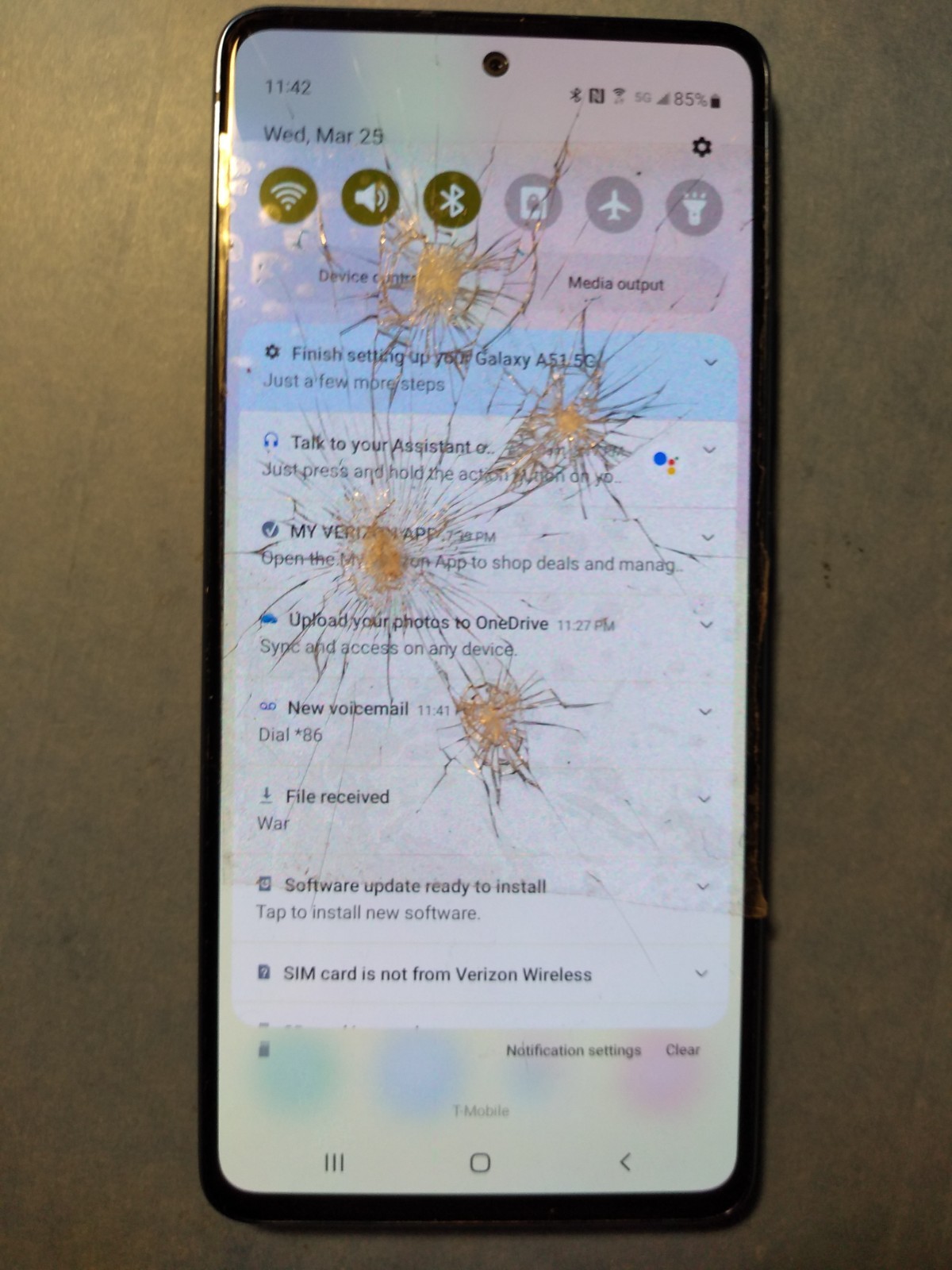 Samsung Galaxy A51 5G UW A516V (Verizon) working Unlocked for Parts