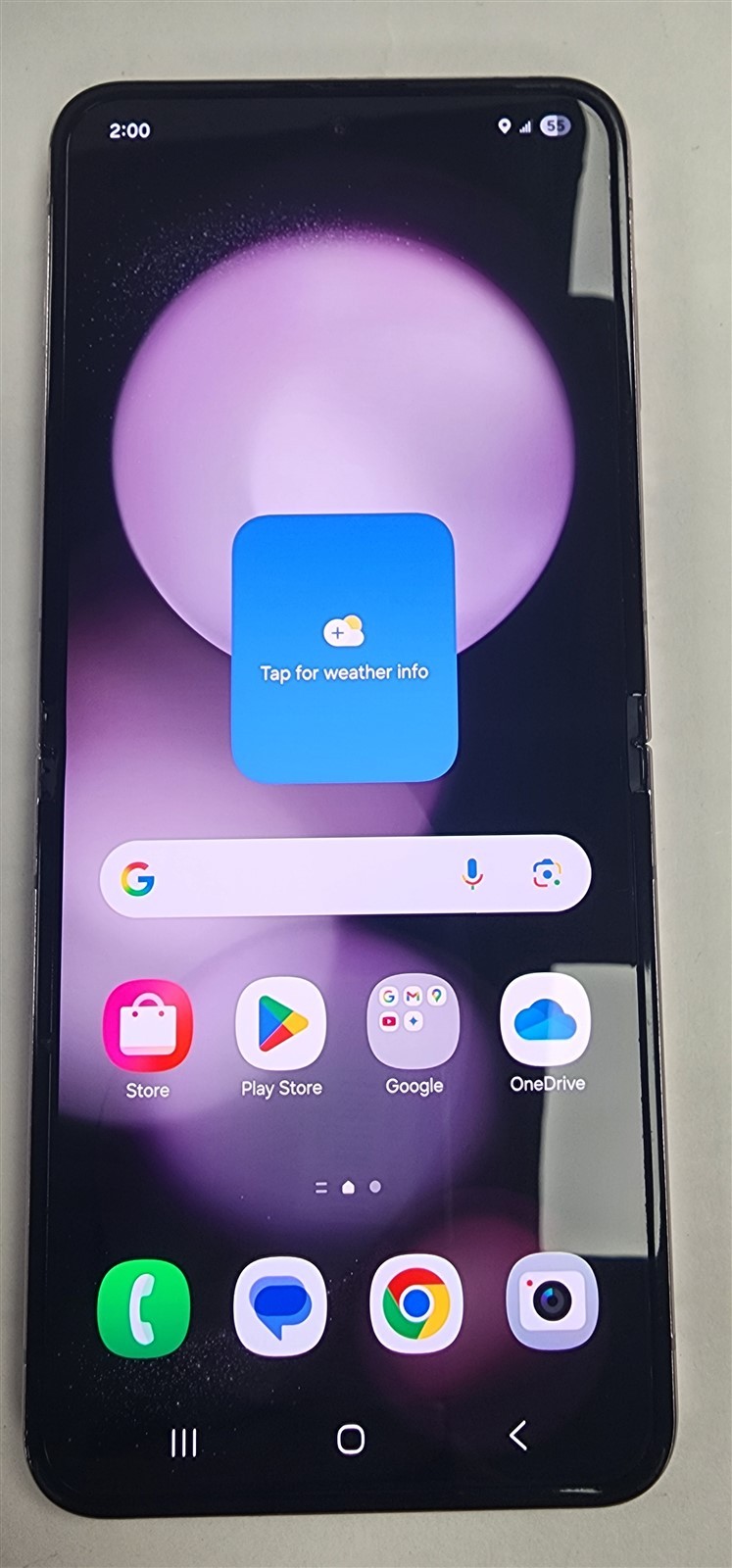 Samsung Galaxy Z Flip 5 256GB Purple SM-F731U (Unlocked) Fully Functional DG7606