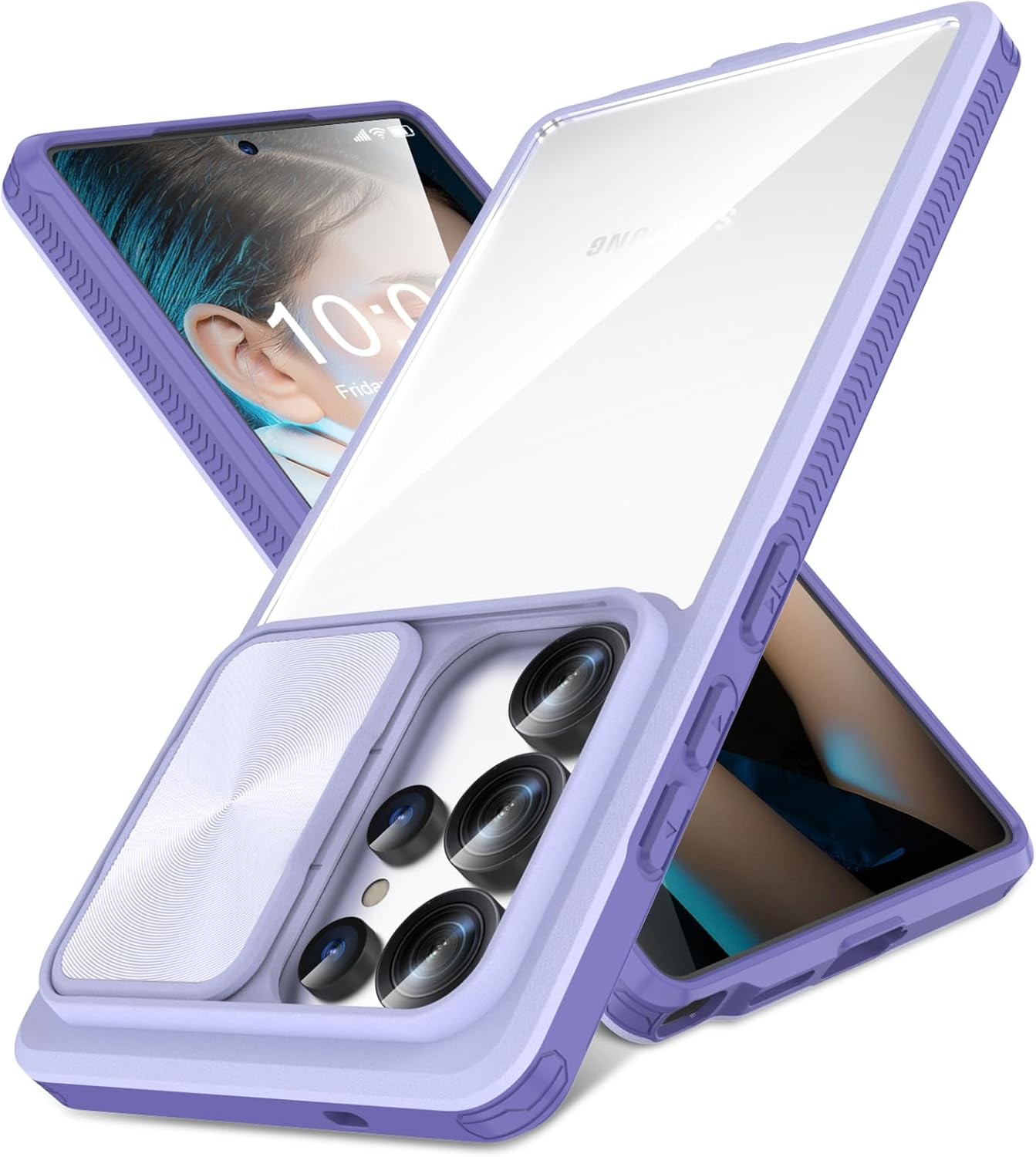 6.8 inch Clear Slim Fit Shockproof Case for Samsung Galaxy S25 Ultra 5G