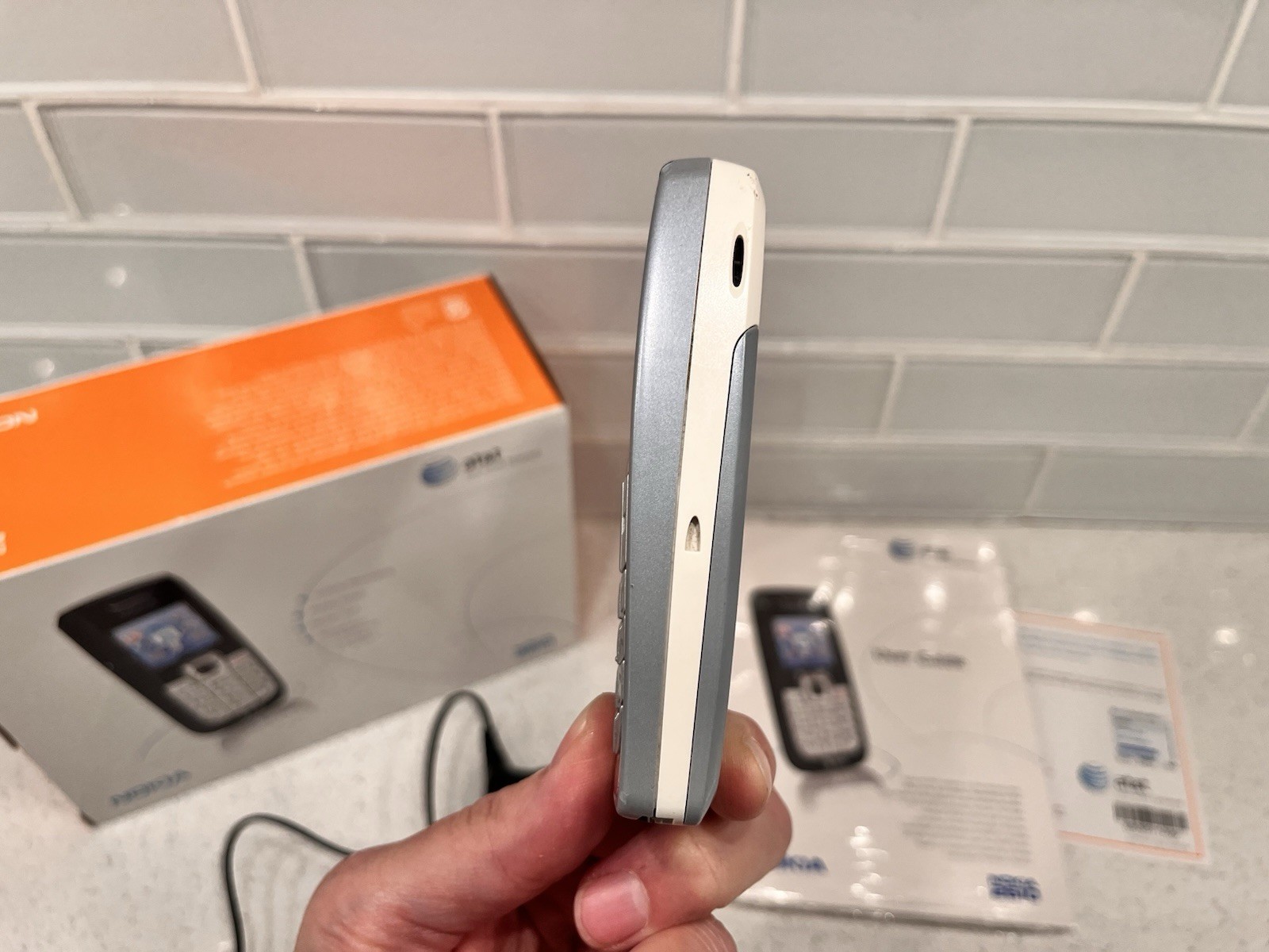 Nokia 2610 SILVER (Cingular) Cel Phone – NOT WORKING FOR PARTS – Vintage