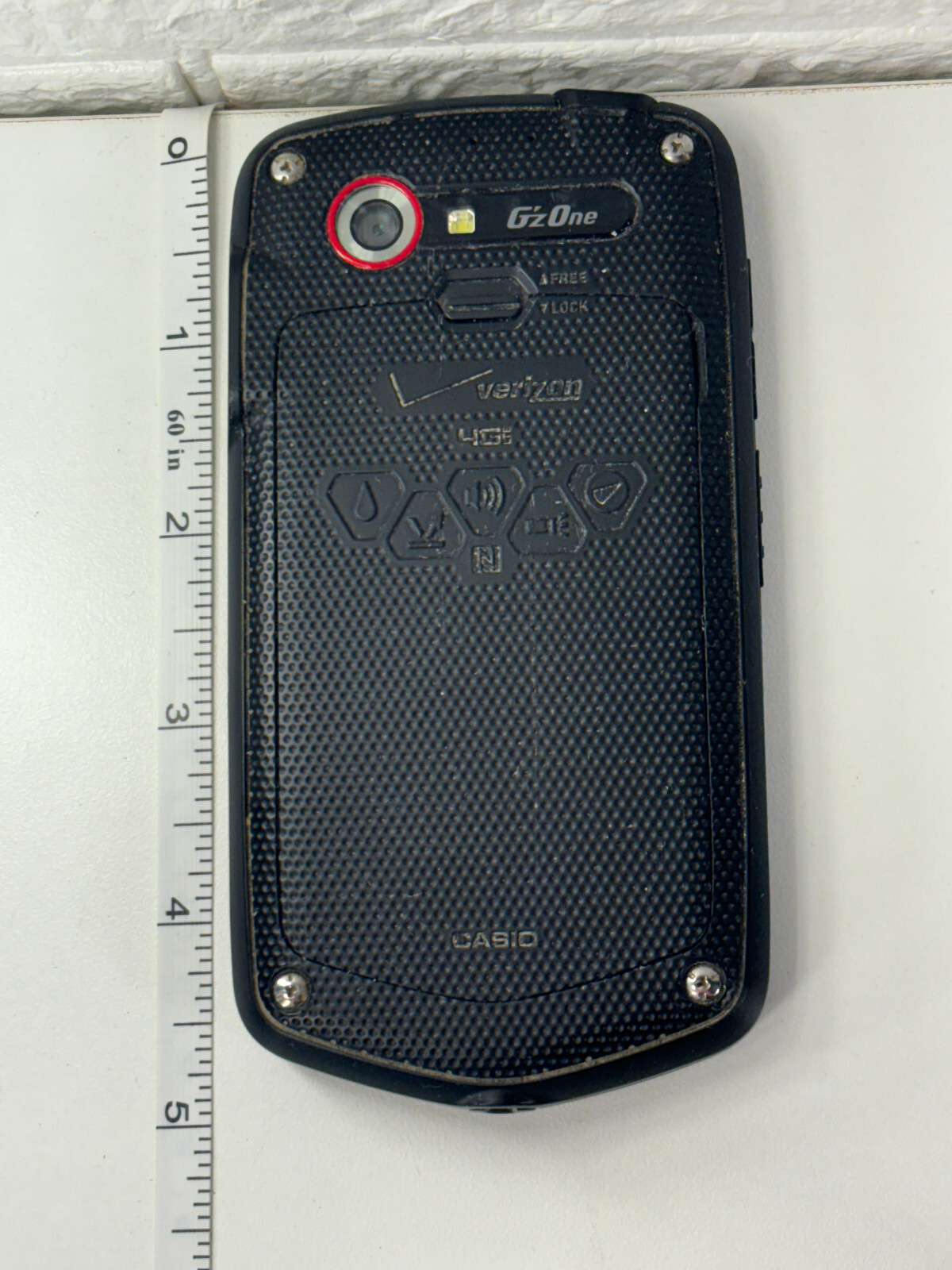 Casio G’zOne Commando C811 16GB Verizon Black Smartphone READ