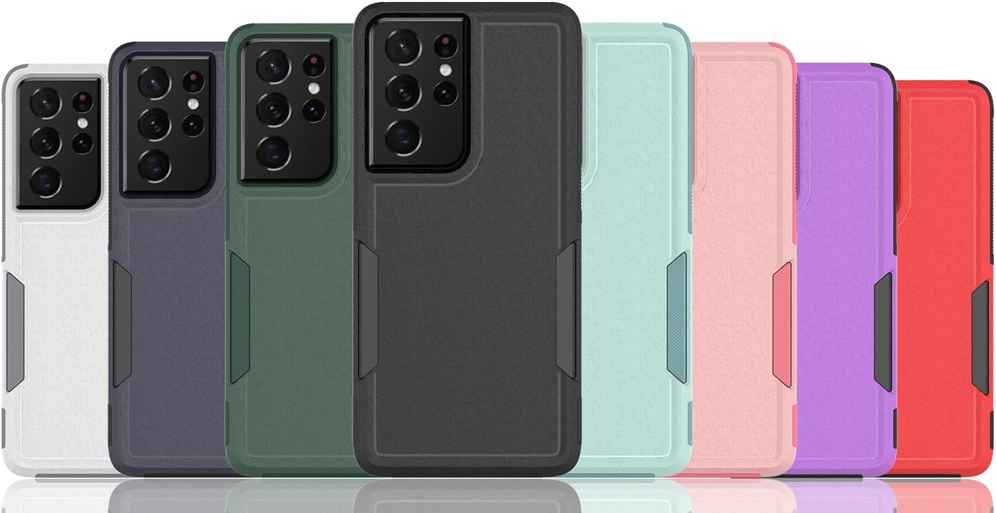 Samsung Galaxy S24 Ultra Case: Dual Layer Heavy Duty Shockproof Cover with Prote