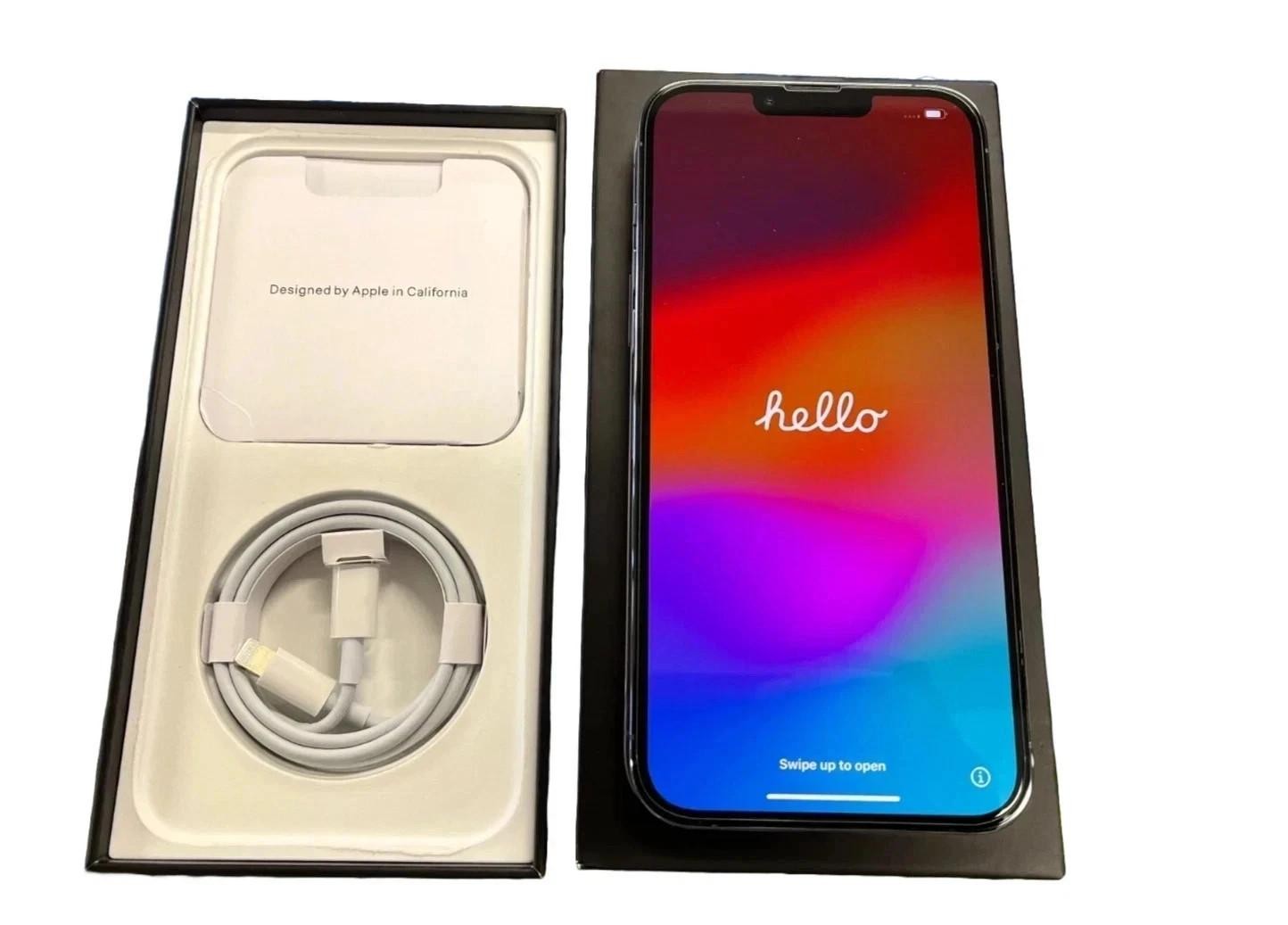 Apple iPhone 13 PRO A2483 Factory Unlocked 512GB 256GB + Apple Headset Bundle