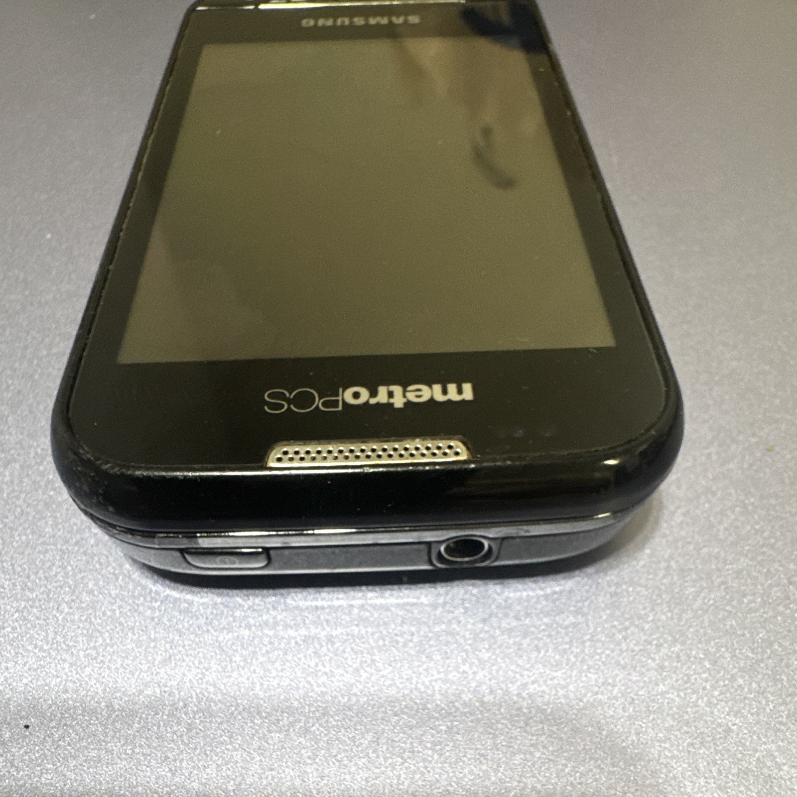 Samsung MetroPCS 4G Slider QWERTY Touchscreen Phone 3.2MP Black