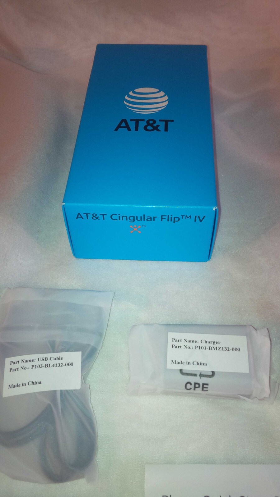 Brand New AT&T CINGULAR FLIP IV FLIP 4 U102AA 4G FLIP SMARTFLIP PHONE