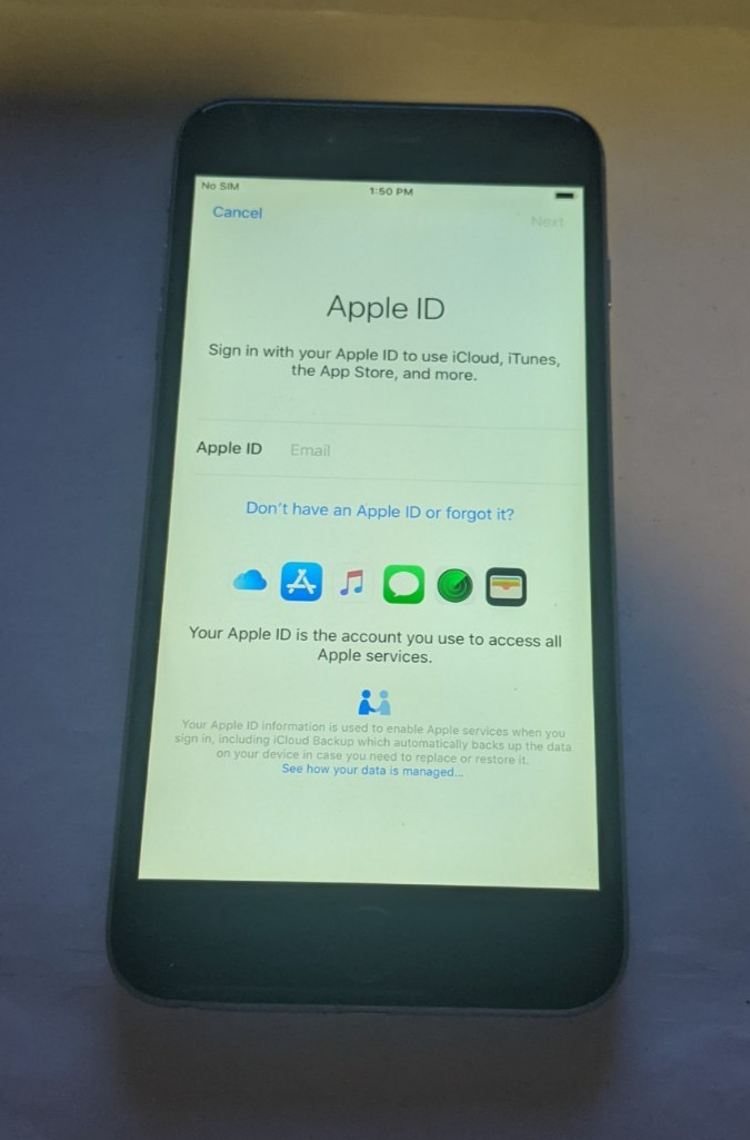 Apple iPhone 6 Plus 128GB(A1522) Space Gray (AT&T) Fully Functional – See Below
