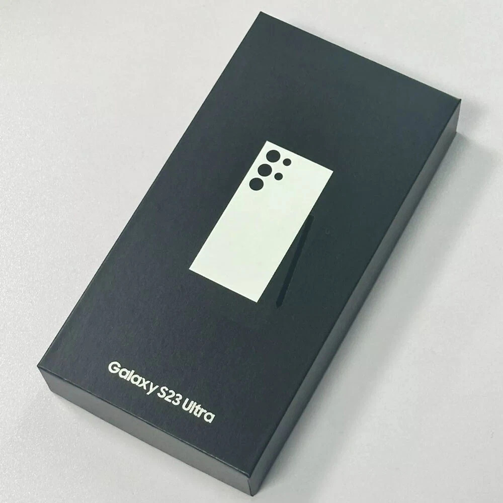 Black Samsung Galaxy S23 Ultra 5G SM-S918U 256GB Factory Unlocked ❖ New