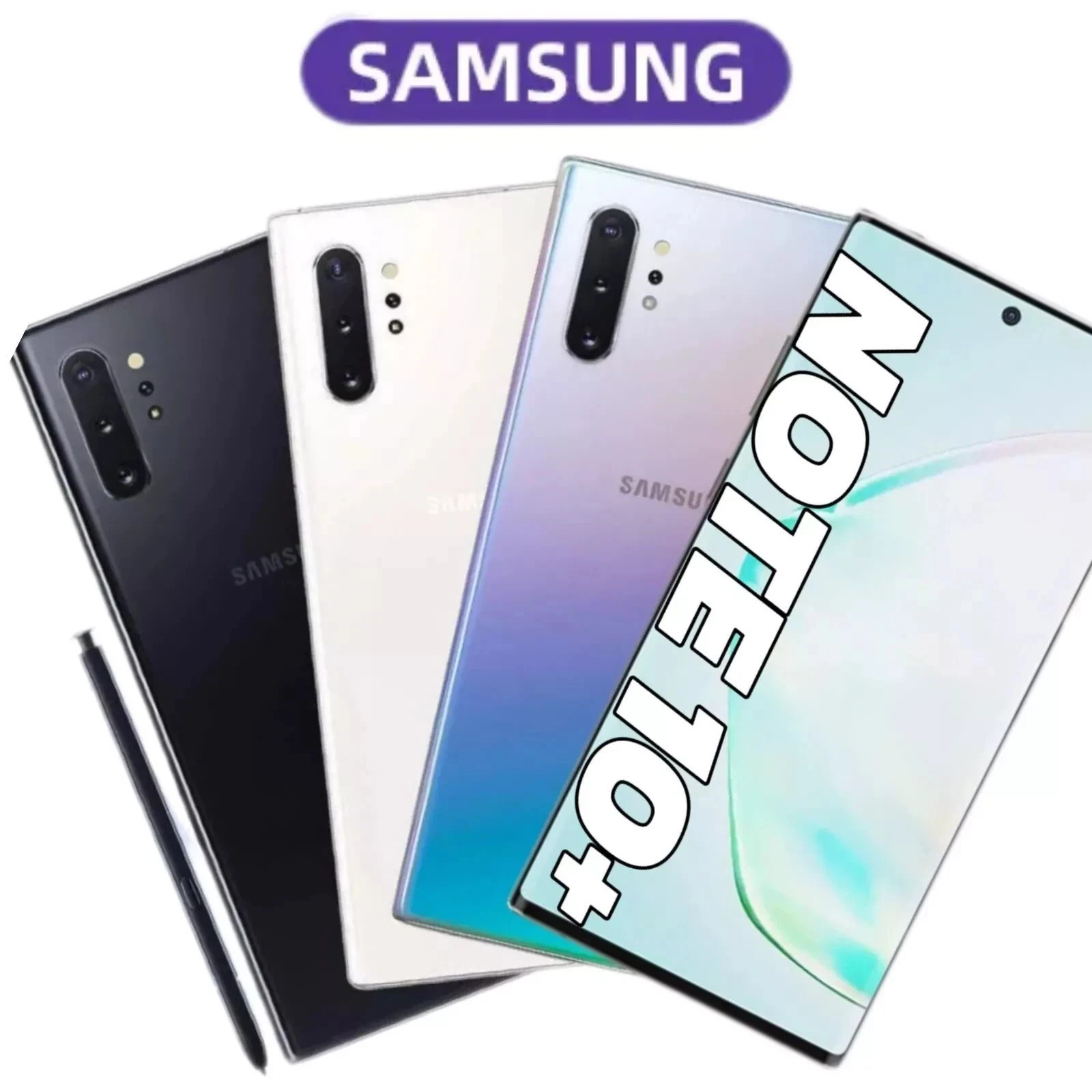 New Samsung Note 10+ SM-N975U 256GB Unlocked Multi Colors Smartphone US Stock