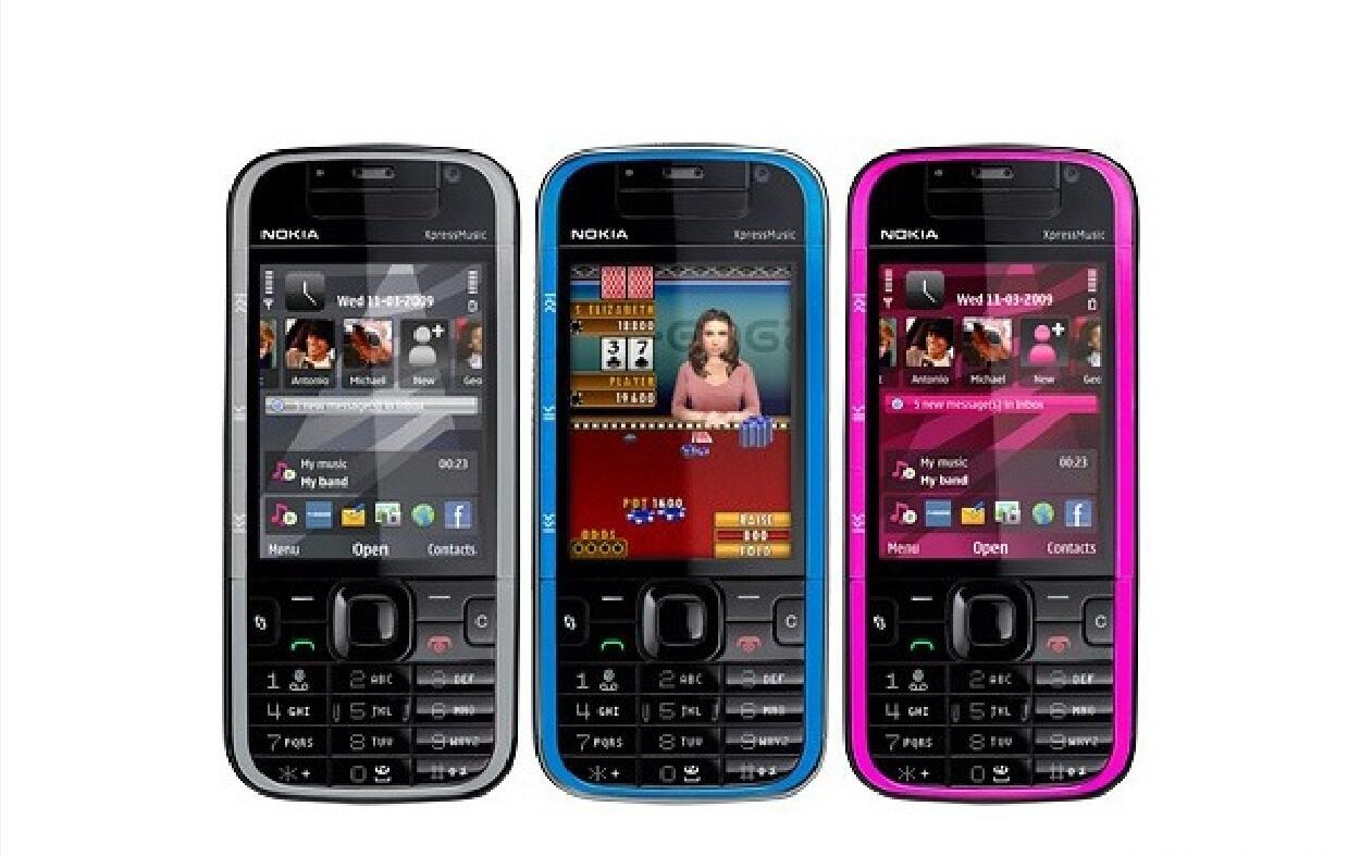 Nokia 5730 XpressMusic 5730XM 3G Wi-Fi Bluetooth GPS 2.4″ Slider QWERTY Phone
