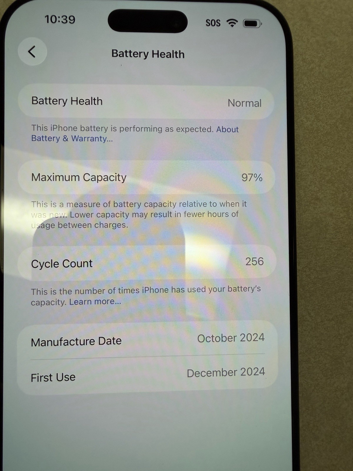 Apple iPhone 16 Pro Max 256GB Unlocked Black Titanium 97% Battery MINT CONDITION