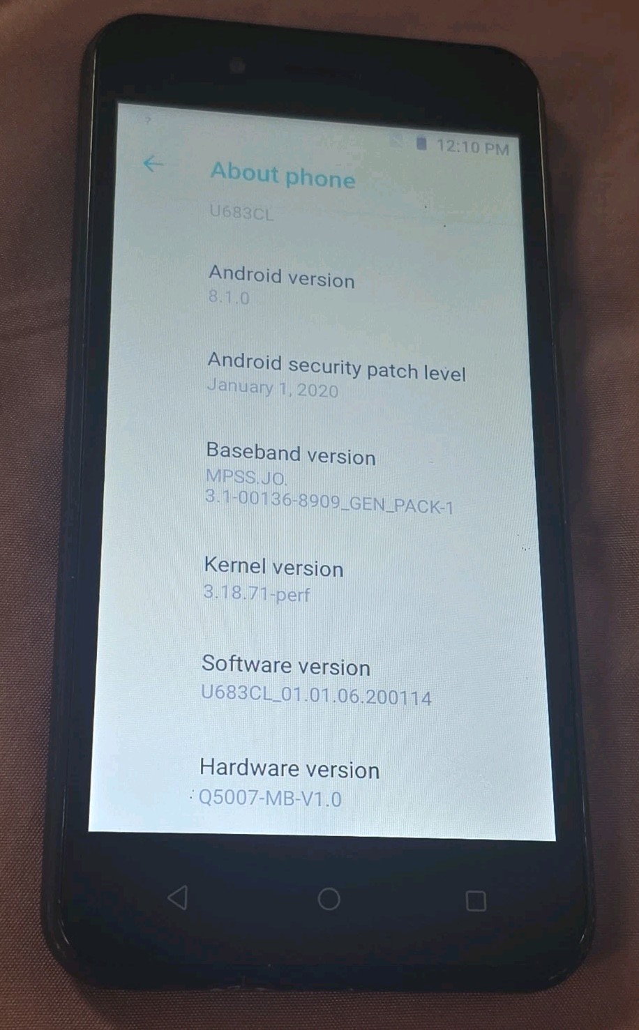 UMX U683CL, 8GB, Assurance Wireless, Android, 4G-LTE, Smartphone, Reset, Tested
