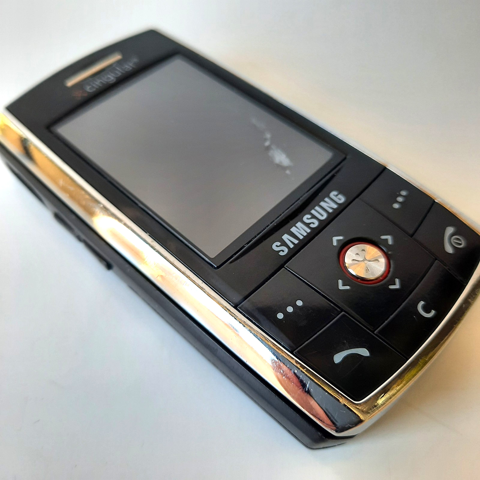 Samsung SGH-D807 Slide Phone Cingular Untested Vintage Cell Phone B6