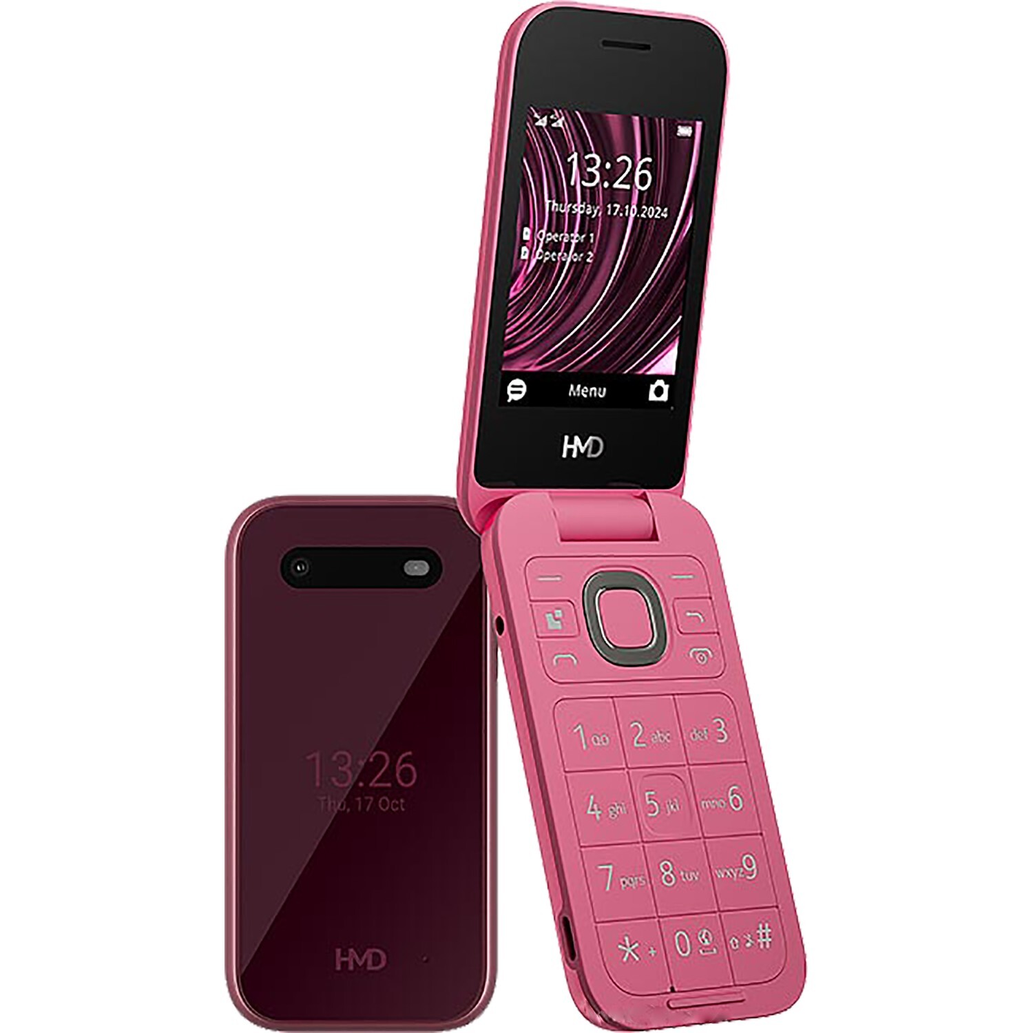 HMD 2660 Flip 4G Red 128MB + 64MB Single-SIM Factory Unlocked GSM NEW