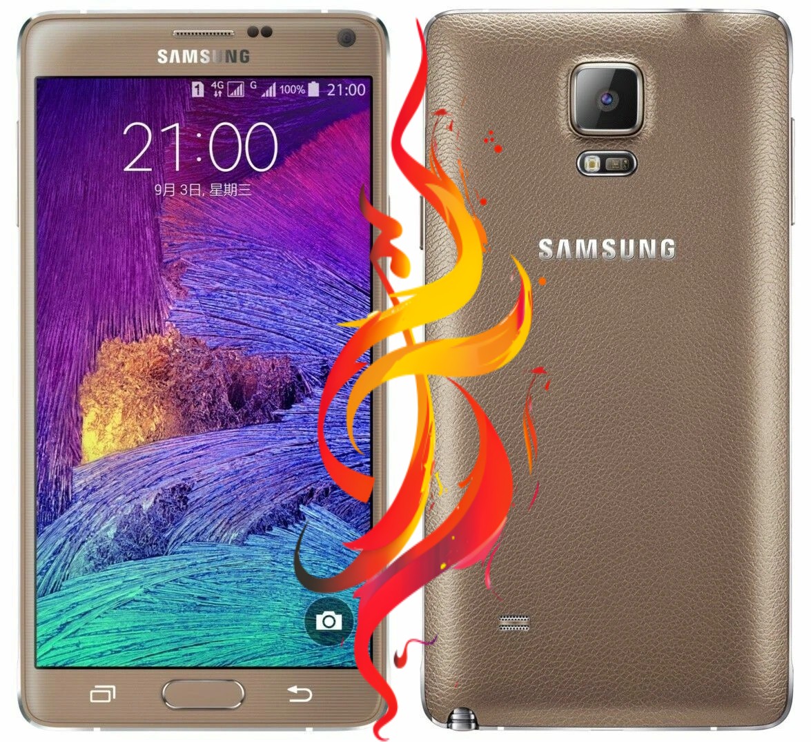 Samsung Galaxy Note 4 SM-N910V 32G Verizon Unlocked Android Phone Excellent Gold