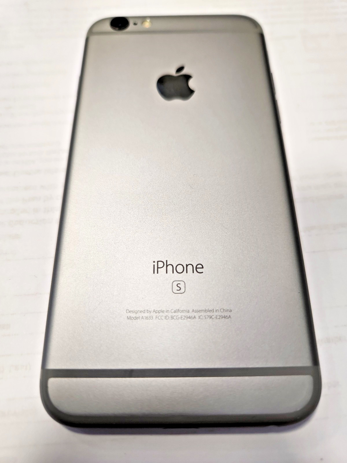 Apple iPhone 6s – 32GB – Space Gray (AT&T) A1633 (CDMA + GSM) Good Condition #9
