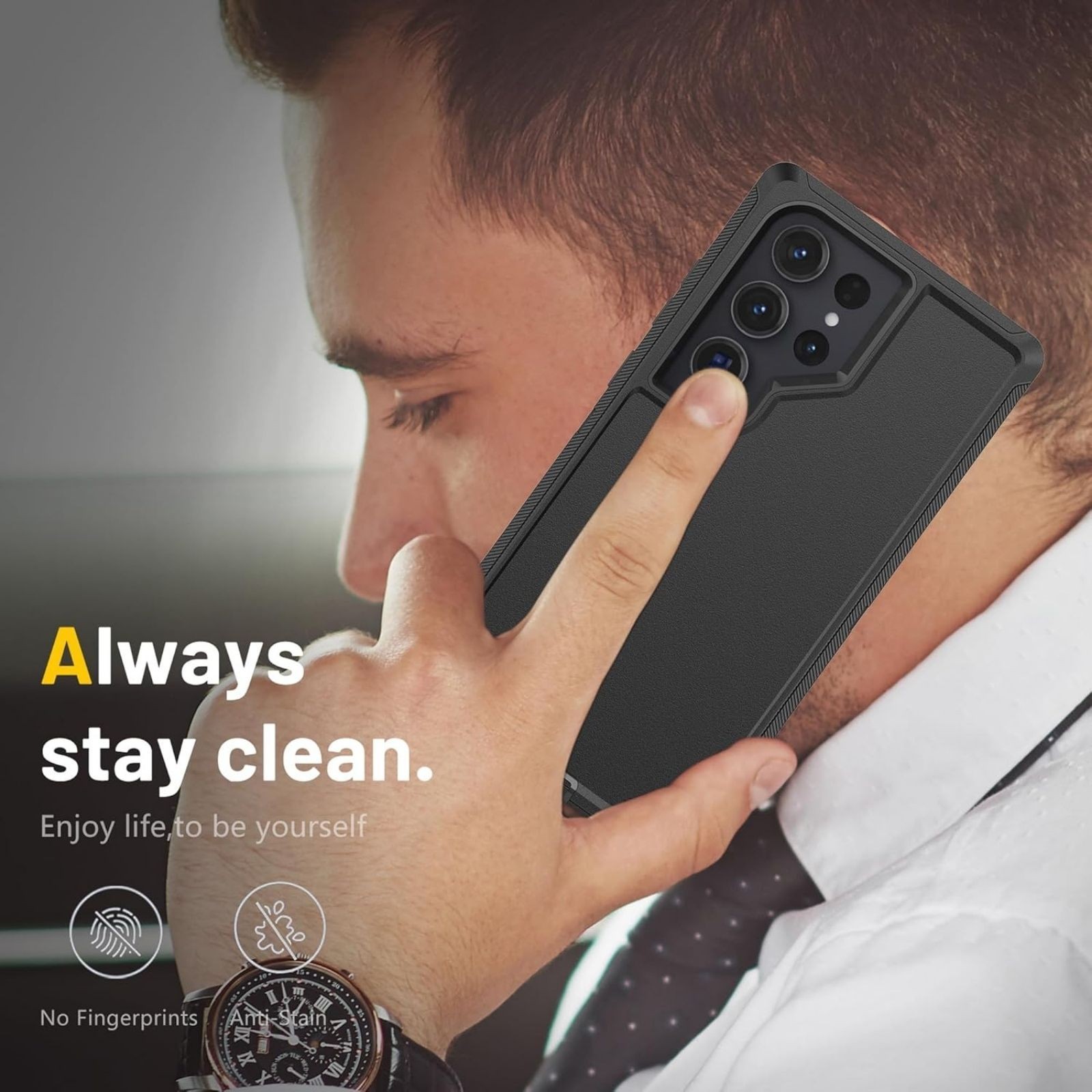 Samsung Galaxy S23 Ultra Case, [Military Grade] 3 in 1 Full Body Shockproof Cove