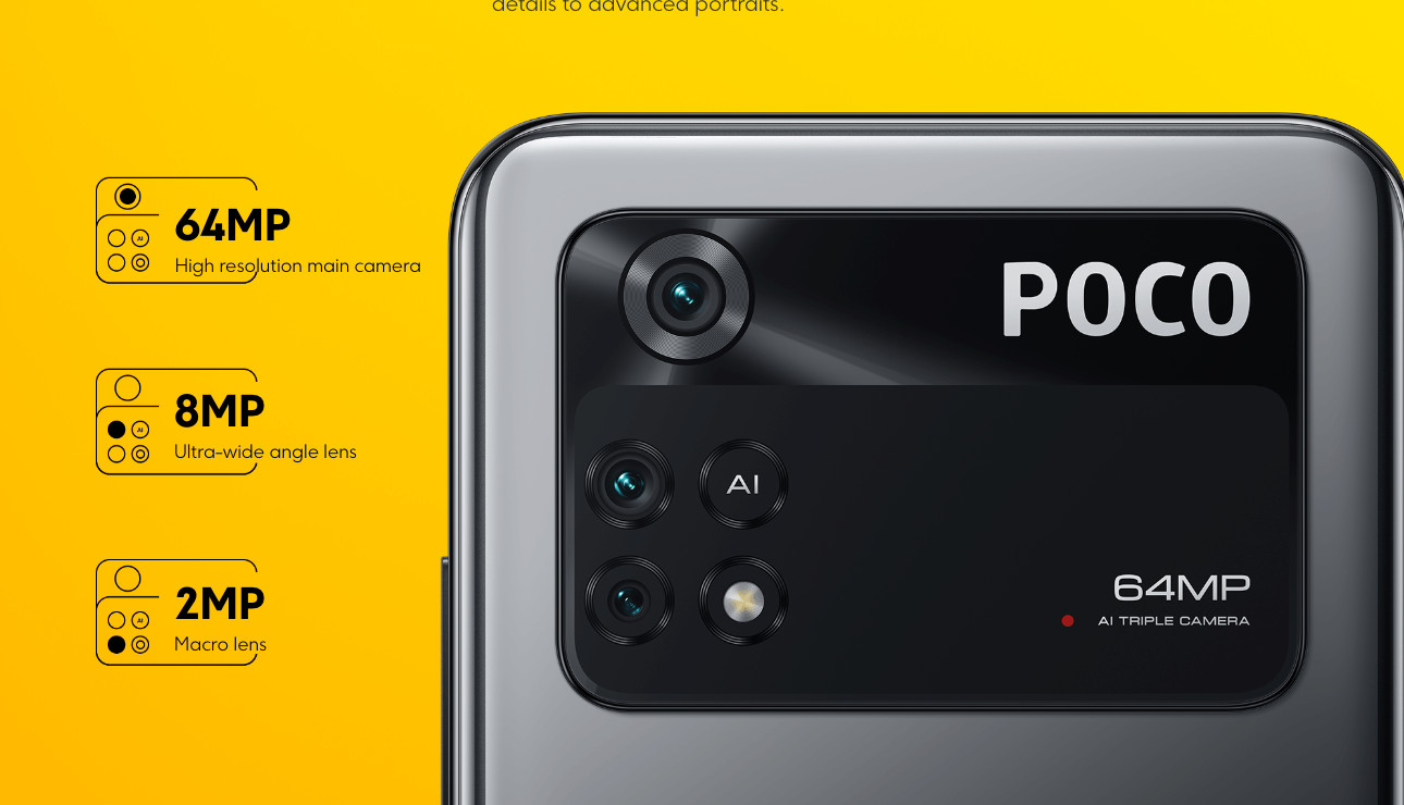 Xiaomi POCO M4 PRO 4G LTE Cool Blue – 6GB RAM – 128GB ROM – Global Version NEW