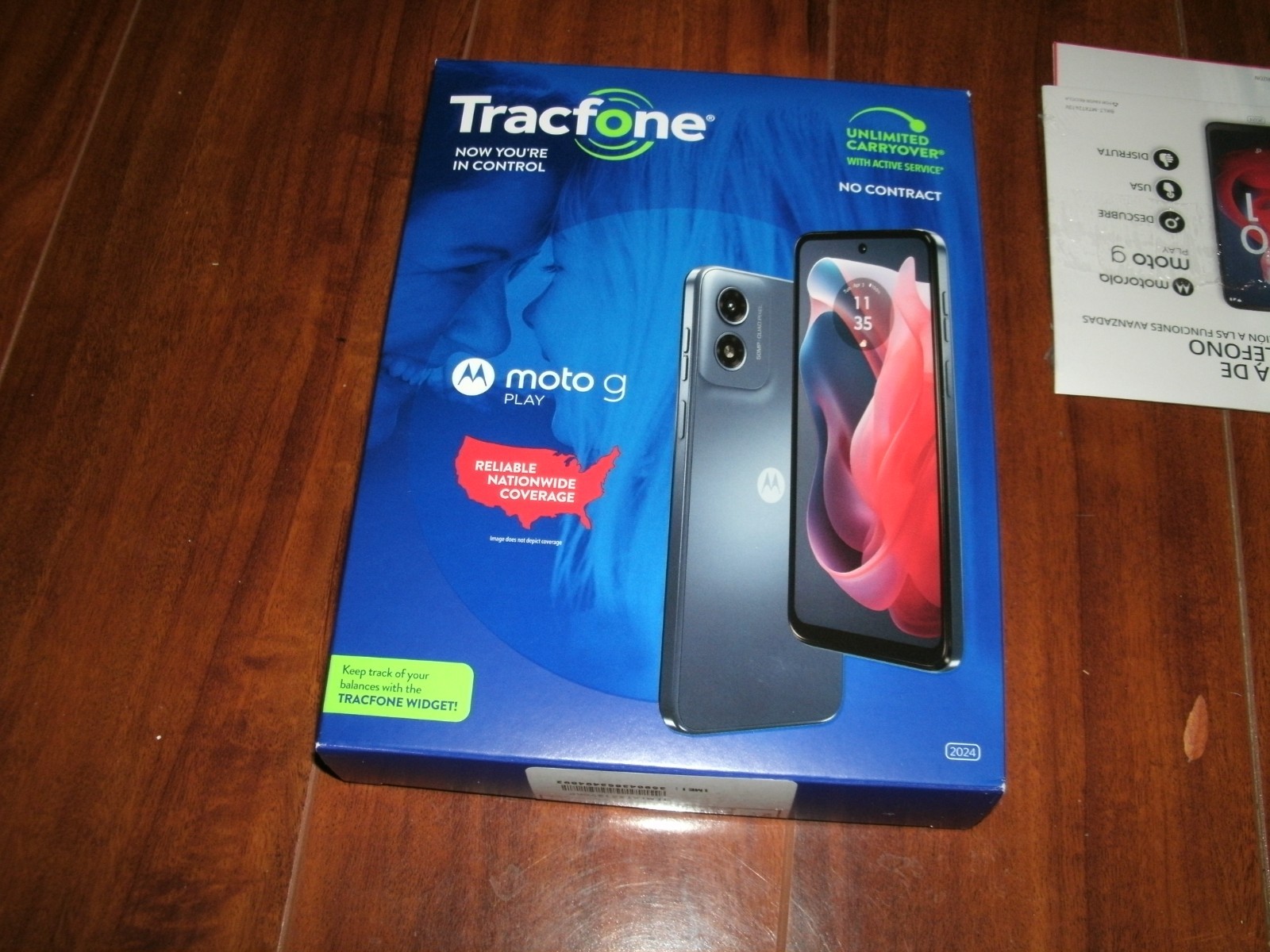 Motorola Moto G Play (2024) XT2413-3 64GB Sapphire Blue 1500T/T/Data 1 year plan