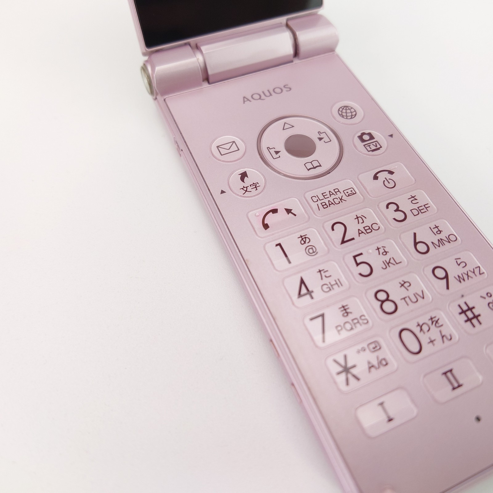 SHARP 601SH AQUOS KEITAI 2 Pink Unlocked Android Flip Phone English Ready