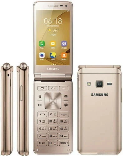 Unlocked Original Samsung Galaxy Folder 2 SM-G160N WIFI 1-SIM 4G Flip Smartphone