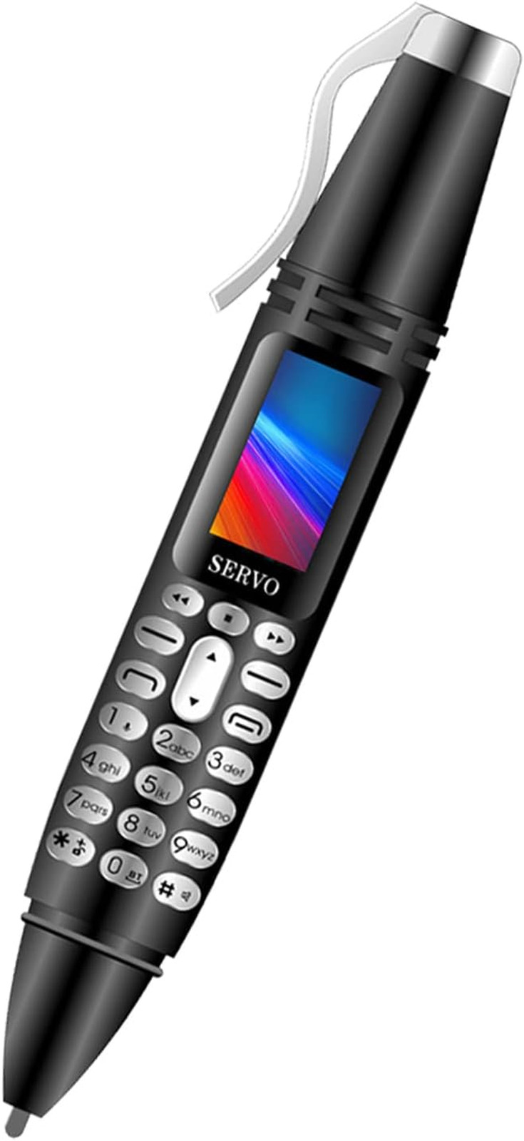 Pen Mini Cell Phone Bluetooth Dialer 0.96″ Tiny Screen Mobile Phone Support GSM