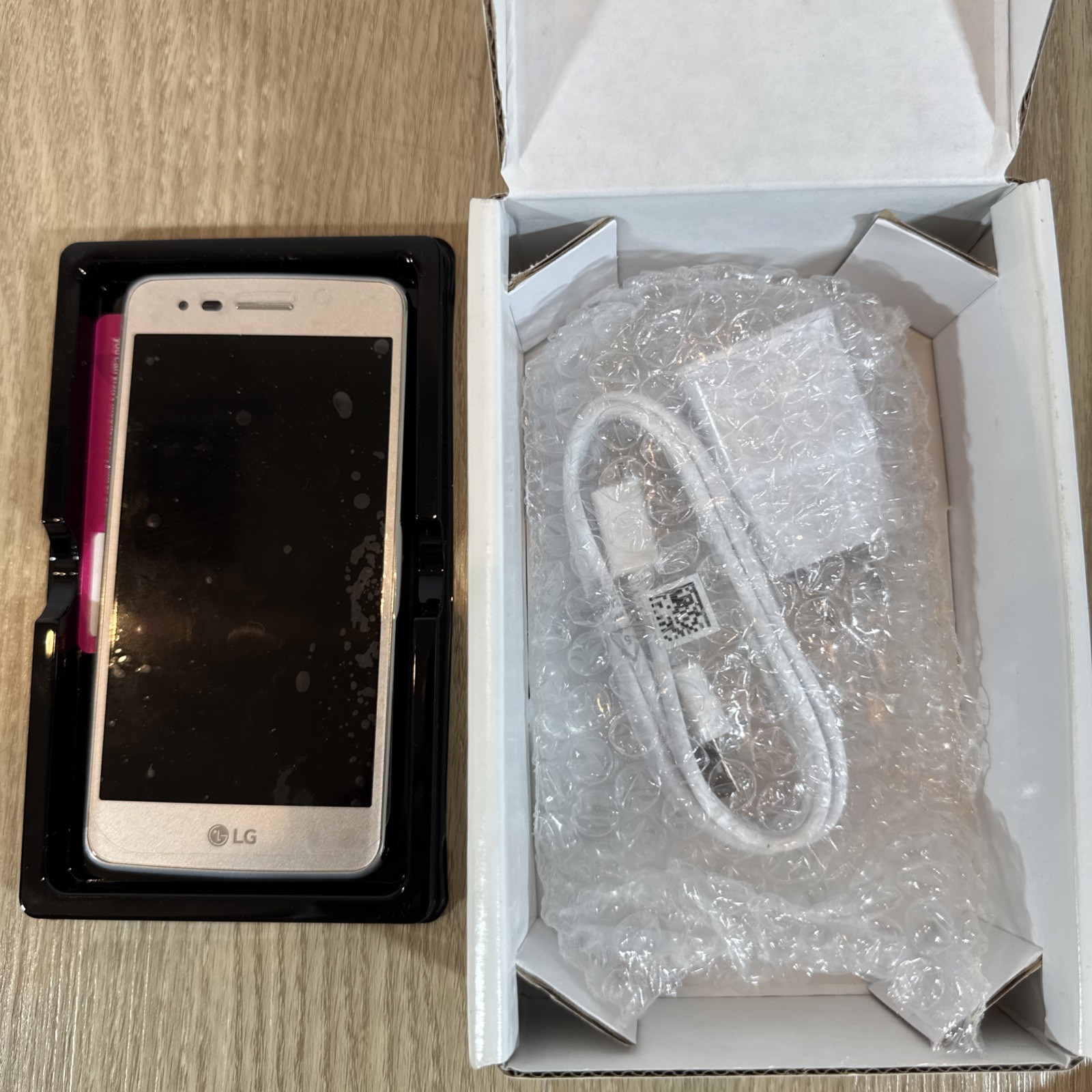 Lot 5LG Aristo M210 16GB Silver T-Mobile GSM 4G LTE Android 7.0 Smartphone Used