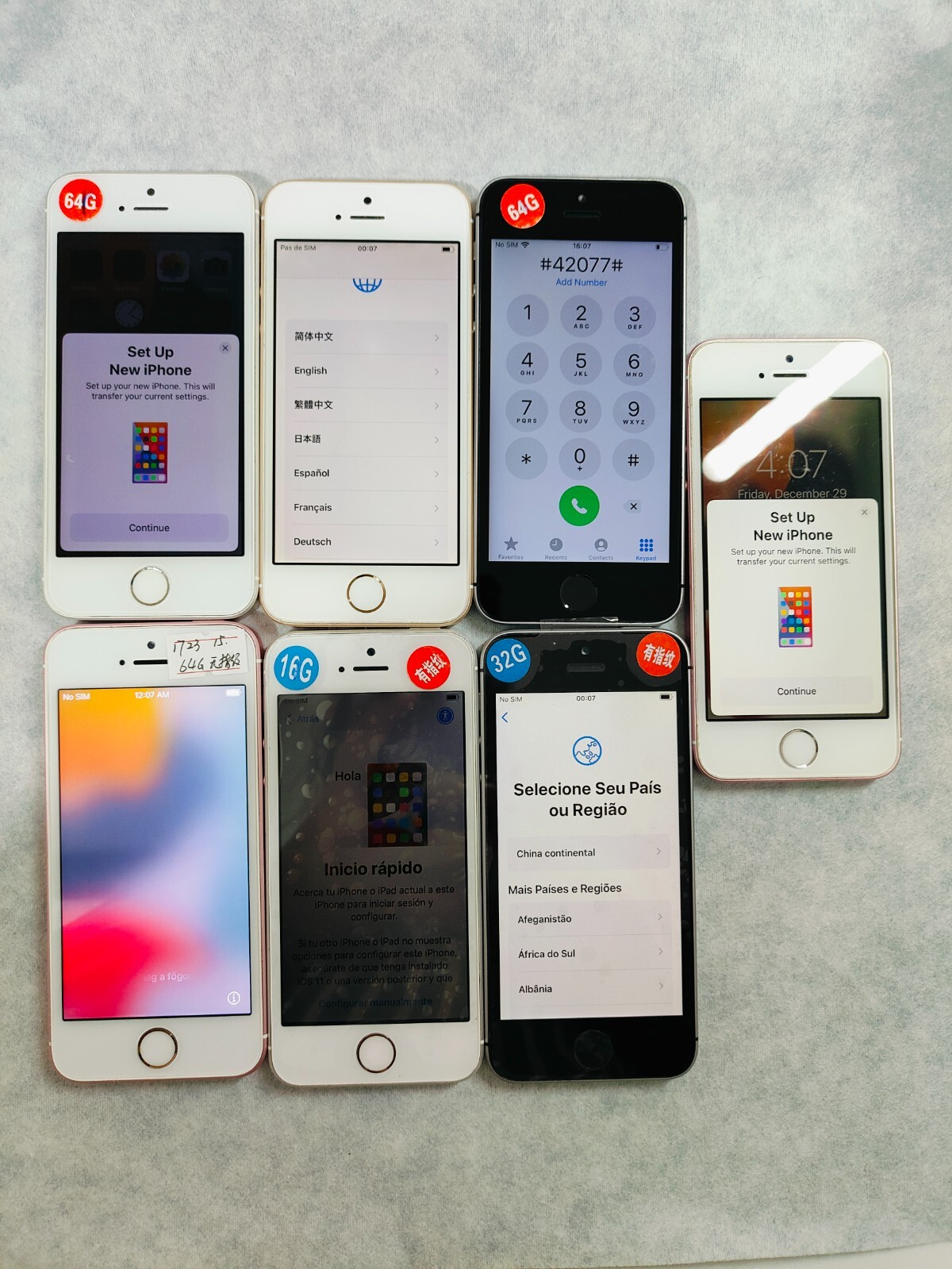 VERY GOOD Apple iPhone SE 2016 1st Gen (Unlocked) (CDMA + GSM) 16GB 32GB 64GB