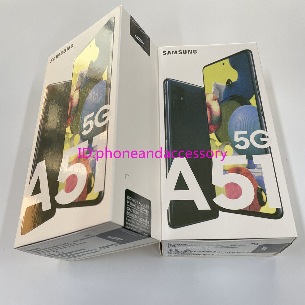 Unlocked Samsung Galaxy A51 5G SM-A516U 6/128GB 48MP 6.5″ Smartphone-New Sealed