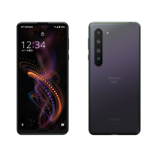 SHARP AQUOS R5G IGZO 8K 5G Android Unlocked Black from docomo Japan
