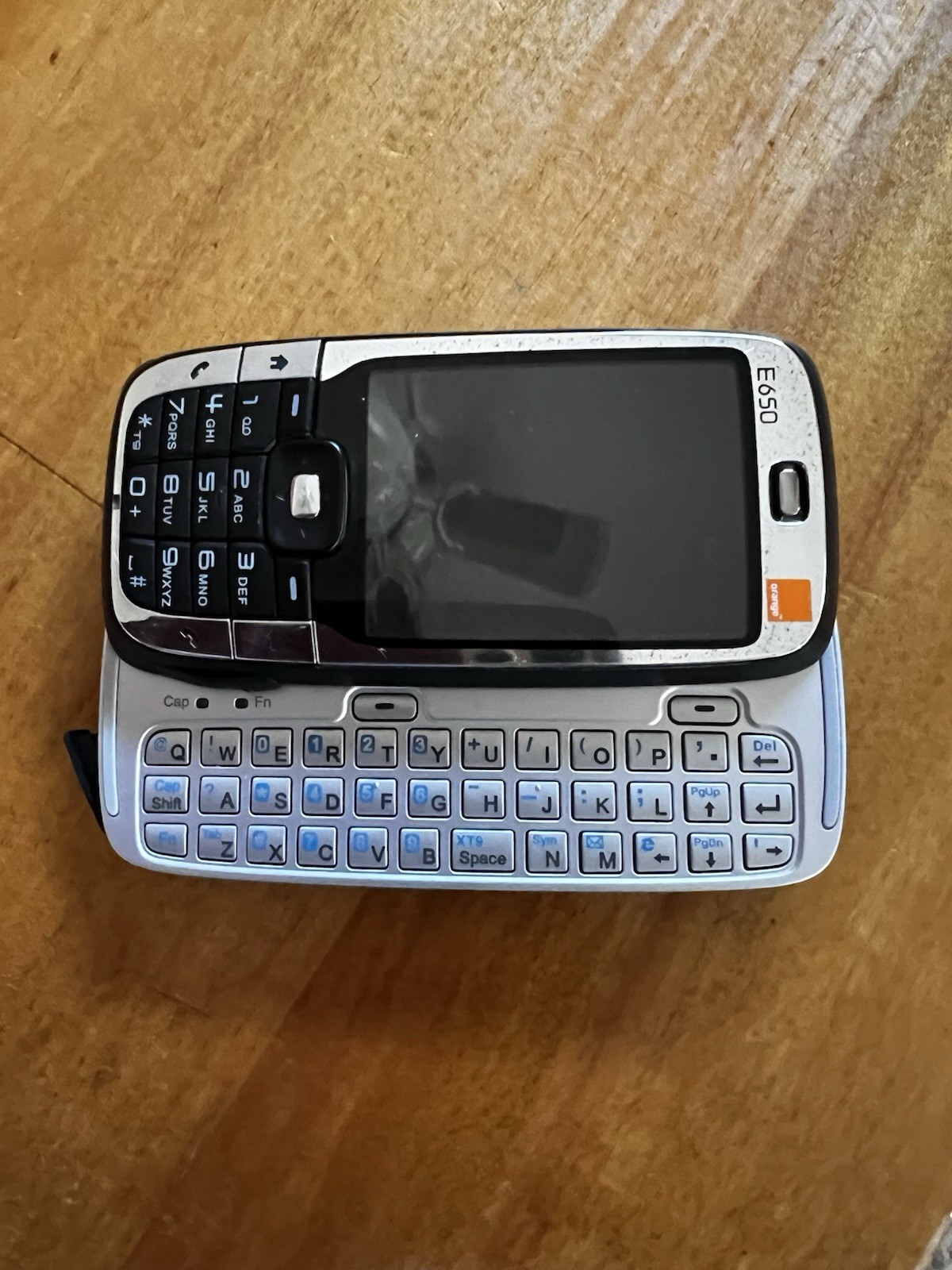 Smartphone (Orange-HTC) Fully Functional. Silver front and black body. Good!