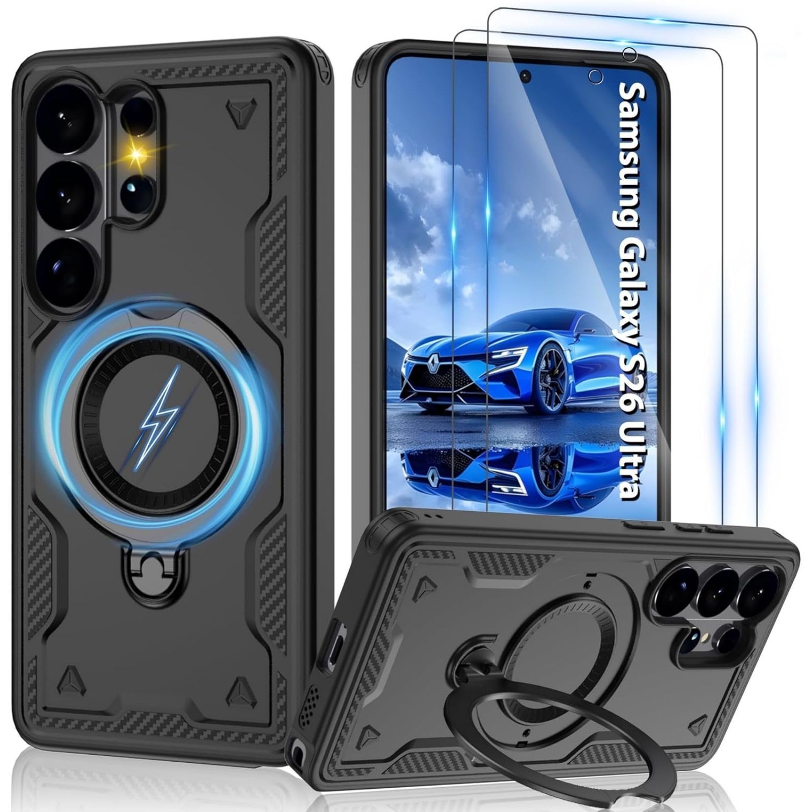 For Samsung Galaxy S26 Ultra Case with Military Grade Anti-Fingerprint‌ Cover