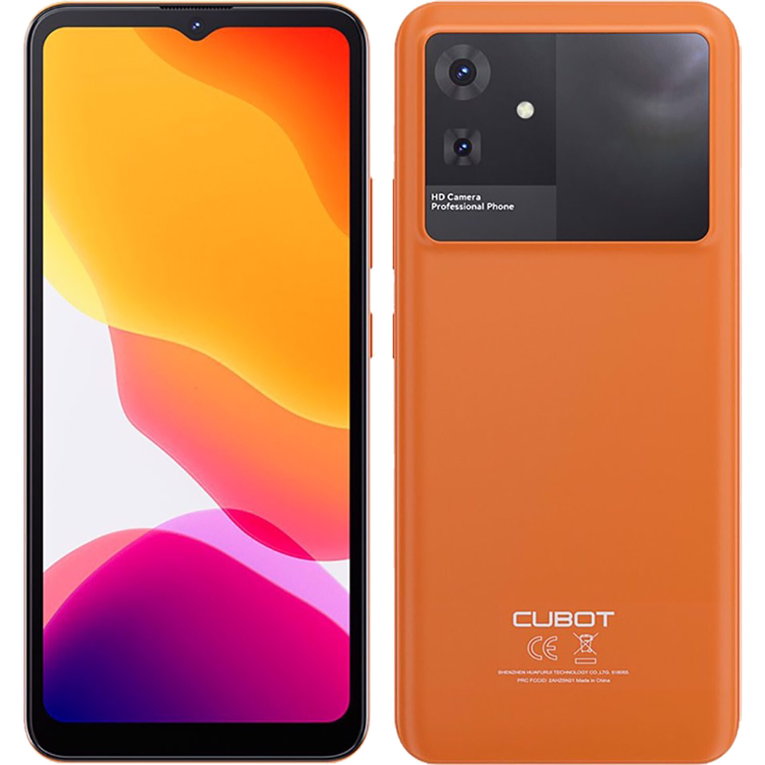 Cubot Note 21 4G/LTE Orange 128GB + 6GB Dual-Sim Factory Unlocked GSM NEW