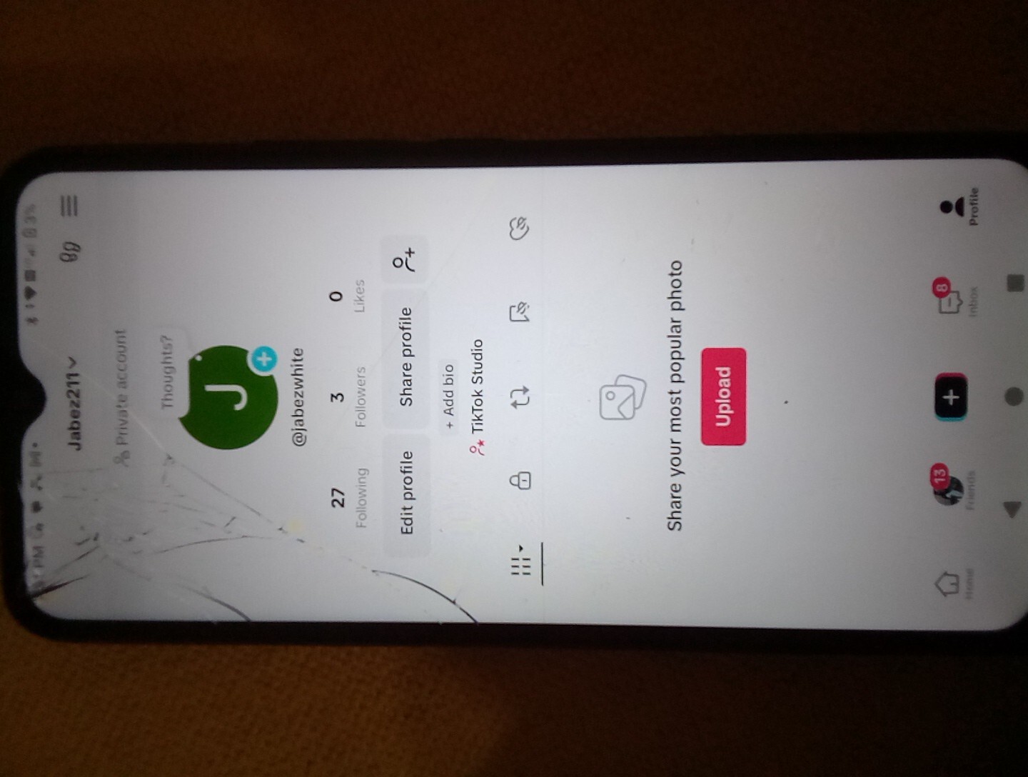 Android With TikTok Downloaded-LG Vortex VS660