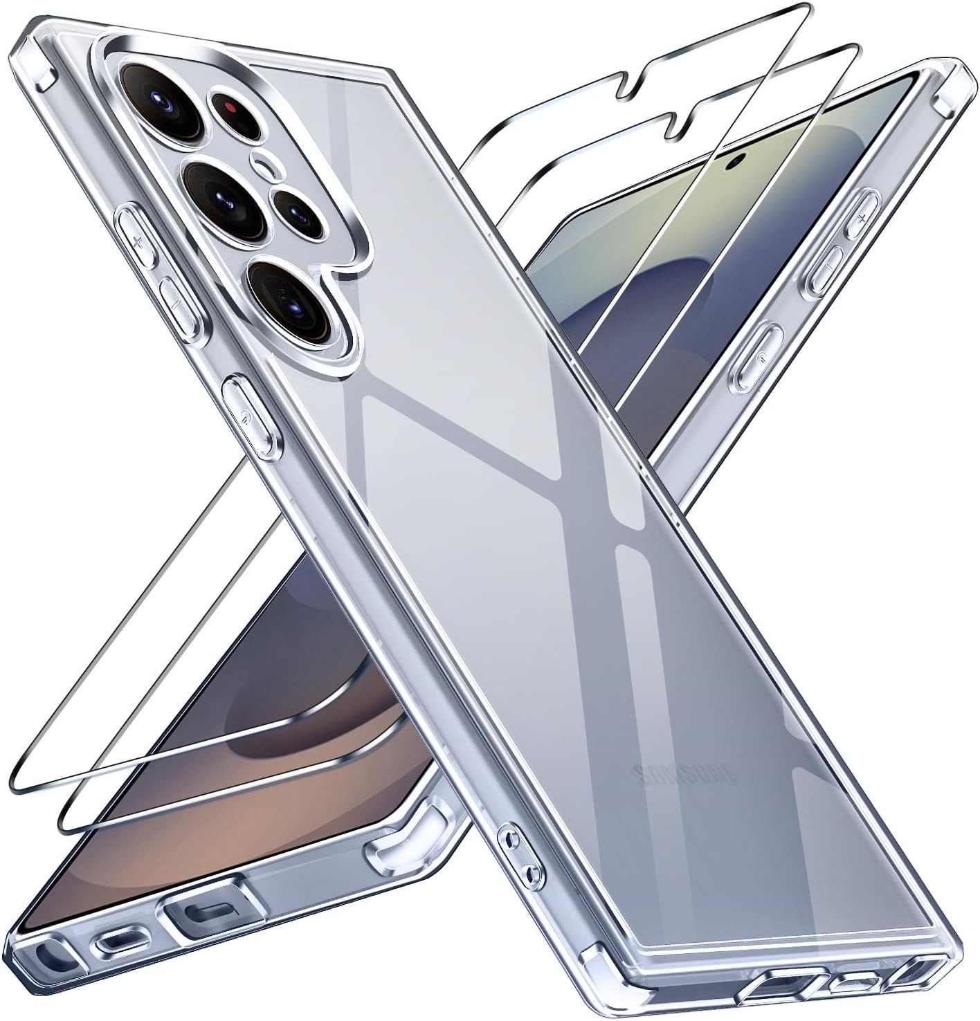 For Samsung Galaxy S25 Ultra Case With Military Grade Cover and Screen Protector