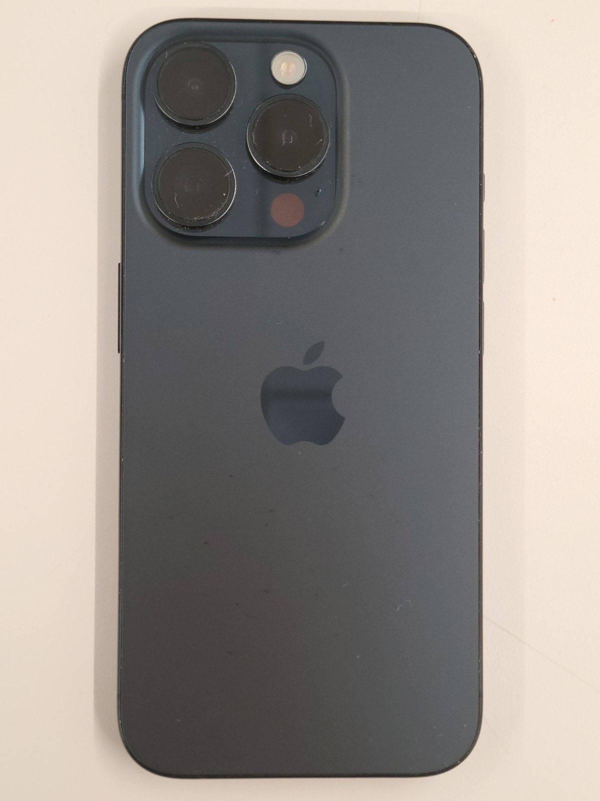 Apple iPhone 15 Pro 256GB BLUE TITANIUM Good ESN TMobile UNLOCKED 89% BATTERY A-