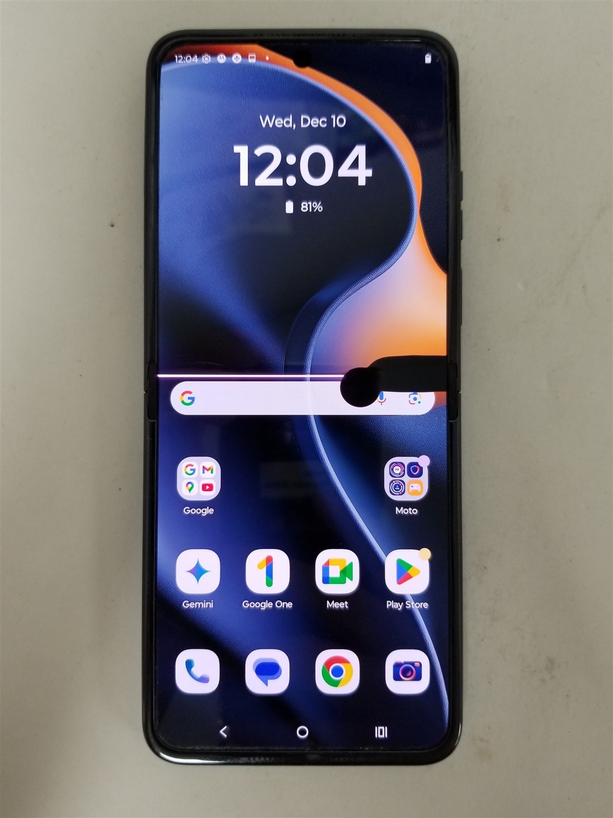 Motorola Razr 2025 256GB Blue XT2553-3 (Spectrum) Damaged zD2525